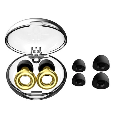 Støjdæmpende ørepropper med håndtag Gold