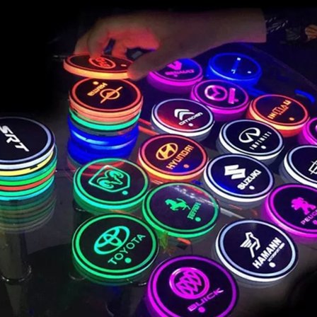 Bilunderlag for Koppholder Anti-Skli Luktfri Koppholder Underlag for Drikker Absorberer Vanndråper