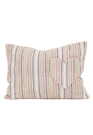 A World of Craft Eco Heart Kuddfodral 30X40 cm Kuddar Flerfärgad