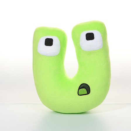 Alfabetet Lore Upplysning barndocka-U