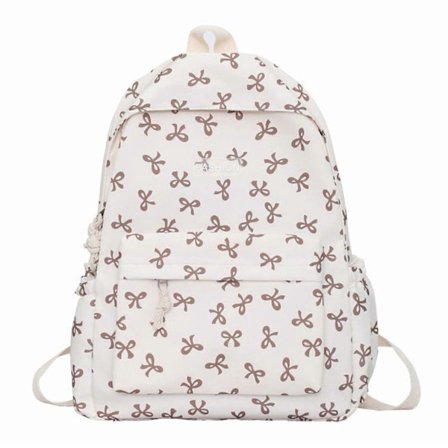 Student Skolryggsäck Härliga Rosetter Ryggsäck Stor Kapacitet Ryggsäck Japansk Stil Ryggsäck Tonåringar Reseryggsäck Rosa