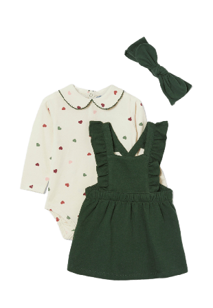 RIKIKI Klänningset med hårband CAROLINE Överdelar & bodies Grön 80