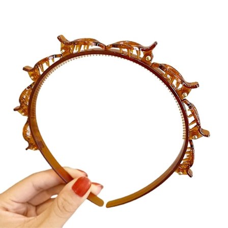 Sød Hårsløjfe med Klips Multifunktionel Prinsesse Hårbånd Farverige Hårtilbehør