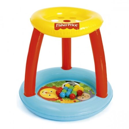 Bestway Fisher Price Puhallettava lastenallas / Eläinaiheinen pallopesäke