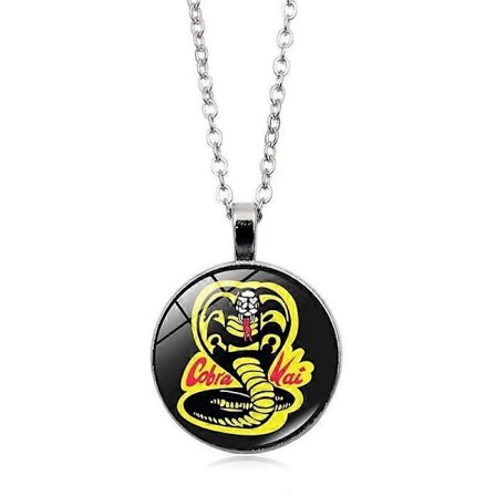 3 Tyyliä TV Cobra Kai Kaulakoru Daniel LaRusso Elokuva Karate Kid Cosplay Rekvisiitta Lapsille Aikuisille Metalliriipus Tarvikkeet Ketju