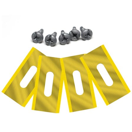 30 st Gräsklipparblad Ersättningstrimmer Skärstycke för Husqvarna Automower/Trädgårdsrobotgräsklippare Verktyg