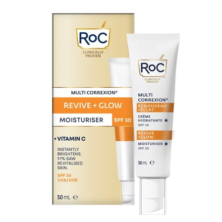 ROC Multi Correxion Revive + Glow SPF30 50ml - Crema viso giorno idratante
