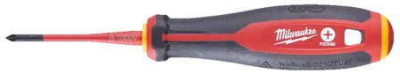 Milwaukee Tri-Lobe VDE Skrutrekker 3-sidet anti-rull håndtak PZ0 x 60 mm, Håndverktøy