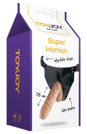 Kjøp ToyJoy Superwoman Strap-On - Strap-on med sele | God pris