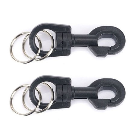 2kpl EDC avaimenperä solki Jousikoukku Nylon nauhasolki