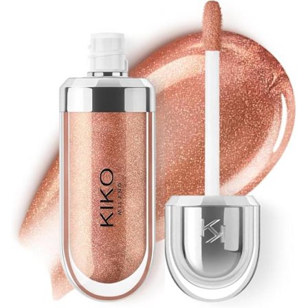 Blød og fyldig 3D Lip Gloss | Flydende formel med applikator for en glat, blank finish og behagelig påføring.