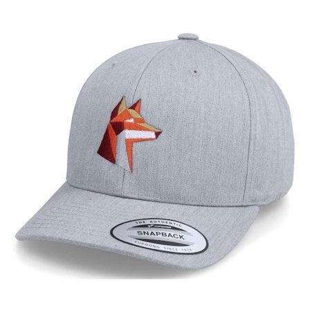 Kinder Kiddo Cap - Grau adjustable Cap - Kinder Paper Fox Heather Grey Adjustable @ Hatstore