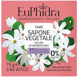 Euphidra Saponetta Vegetale Mani Tiarè 75g