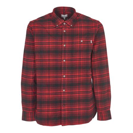 Woolrich - Skjortor - Röd - Herr - Storlek: M, Herr, Storlek: M