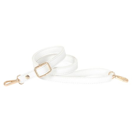 Nahkahihnuksilaukkuvyöt VALKOINEN&KULTA