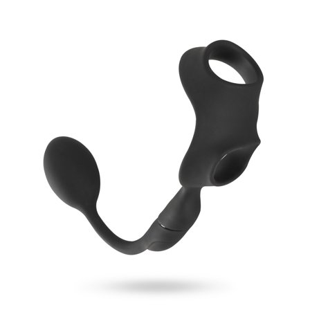 Rebel: Cock Ring with Remote Contolled Butt Plug - Erotik Vuxen: Til ham