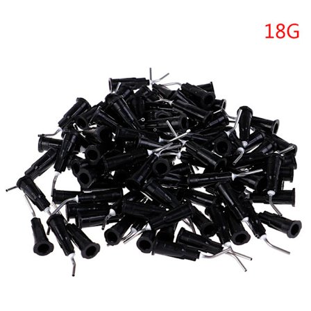 100 stk. Dental Flowable Komposit Flow Resin Syre Ætsende Gel Applikator Forsyninger Tips Doseringssprøjter Irrigationsnålespids