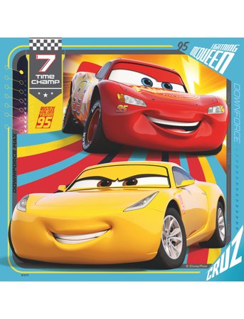 Ravensburger Cars Legends Of The Track 3X49P - Multi/patterned - ONE SIZE