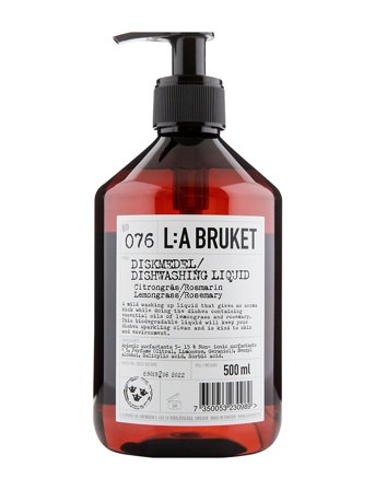 L:a Bruket 076 Dishwashing Soap Lemongrass/Rosemary - Nude - 500 ml