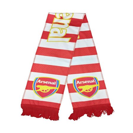 Arsenal halsduk klubbhalsduk fotbollshalsduk present till supporter pojke
