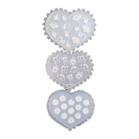 3D Nail Art Form Silikon Nail Art Cabochon Dekorativ Form Nail Art Tillverkningsverktyg Silikon snidade form Formar