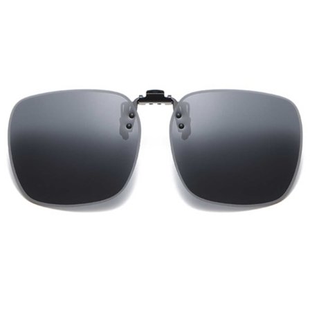 Stor Flip Up Clip On Solbriller Svart