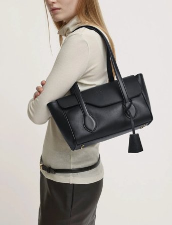 ATP Atelier Eira Black Grained Calf/Vacchetta - Black - ONE SIZE