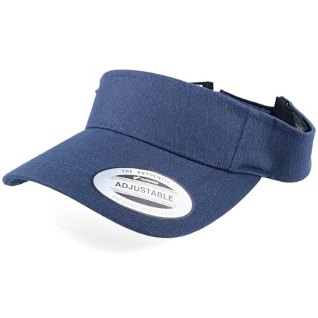 Yupoong - Blue - visor - Cap - Curved Navy Visor - Hatstore