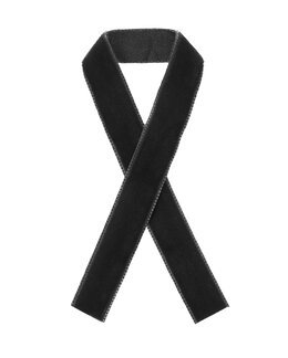 Fløyelsbånd Svart
