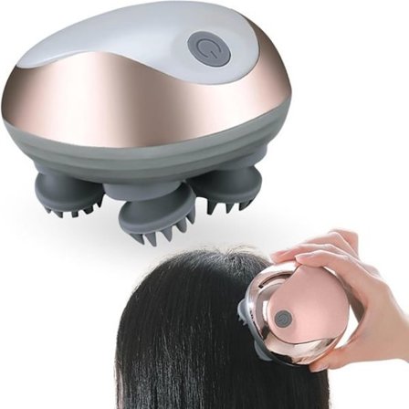 Hovedmassager - Massage - Massagespindel - Massageapparat - Hundelegetøj - Kattelegetøj - Hovedbotsmassage - Kat - Hund -,A