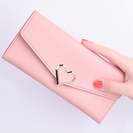 Naisten lompakot Sydänlompakot VAALEANPUNAINEN