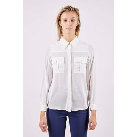 Elisabetta Franchi Shirts Hvid, Herre Skjorter