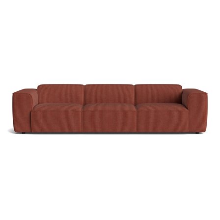 Aura XL 3 personers sofa - Lincoln Kobber - 303x100x73 - Sofa, 3 personers sofa