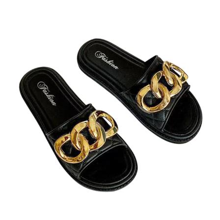 Kvinnors Slip On Slides Tofflor Med Öppen Tå