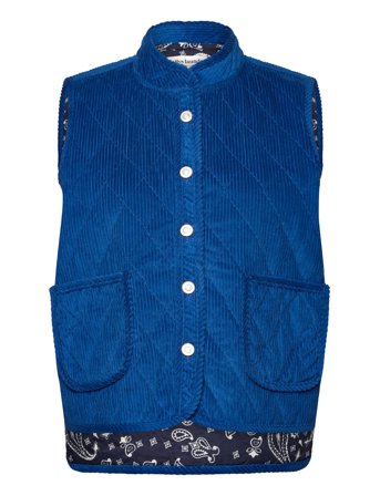 Lollys Laundry Cairoll Vest - Blue - XS