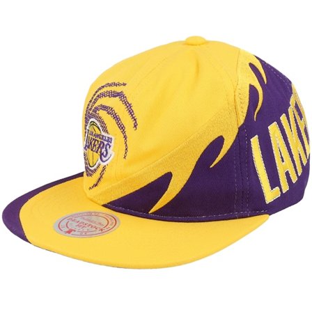 Mitchell & Ness - Los Angeles Lakers Spiral Deadstock Yellow Snapback Snapback Yellow Cap - NBA @ Hatstore