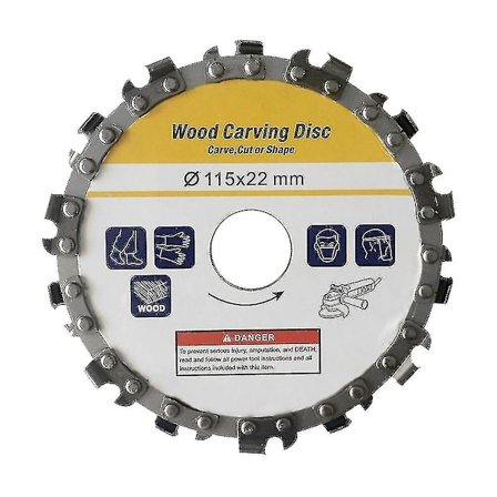 115mm 14 tands rostfritt stål slipmaskin Träbearbetning Skivspårmaskin Kedjor Skiva Träsnideri Skärformningsskiva -hg