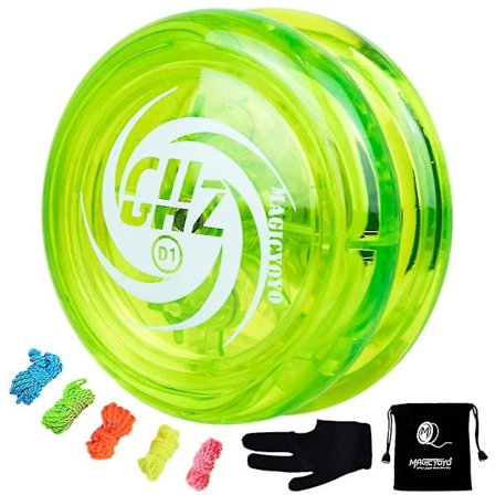 Responsiv Yoyo D1 Ghz, Professionel Looping Yoyos Til Børn Begyndere Med Yoyo Strenge+handsker+yoyo