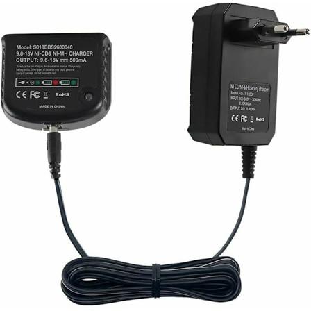 Vaihtolaturi yhteensopiva Black & Decker 9,6V 12V 14,4V 18V Nicad Nimh akun kanssa HPB18-OPE HPB18 HPB14 HPB12 HPB96 244760-00 A1718 FSB18— B