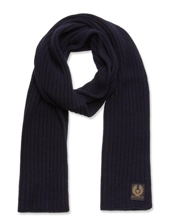 Belstaff Watch Scarf Black - Blue - ONE SIZE