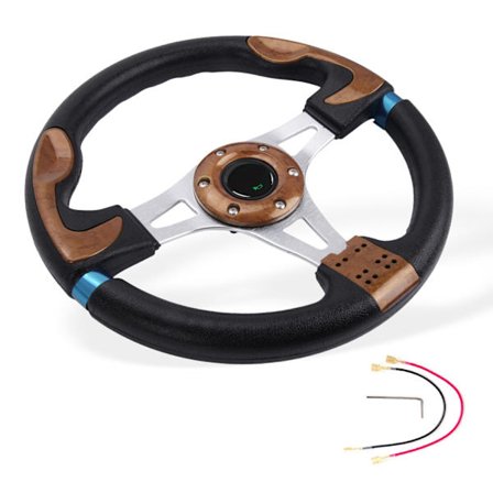 Universal 320mm Lättvikts Bilratt PU Material Snabb Installation För De Flesta Fordon Enkel Installation