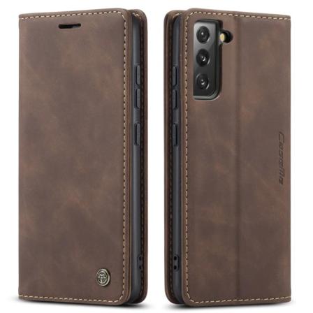Caseme Plånboksfodral Samsung Galaxy S22 Plus - Coffee Mörkbrun