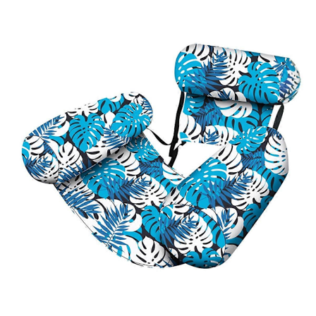 Pool Flydestole Voksen, Oppustelig Pool Lounge, Plante Mønster Flydende Madras Hængekøje, Oppustelig Vandstol