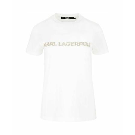 Karl Lagerfeld T-shirt Hvid, Herre T-shirts