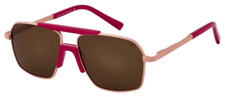 Mokki solbrille barn 4-8 år MO3041A Rød 1 stk