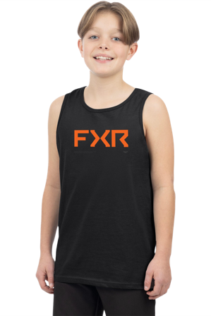 Podkoszulek FXR Hydrogen Premium Dziecięcy Czarny/Pomarańczowy L