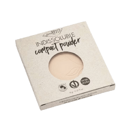 PuroBio Indissoluble Compact Powder - Refill Puder Unisex Beige