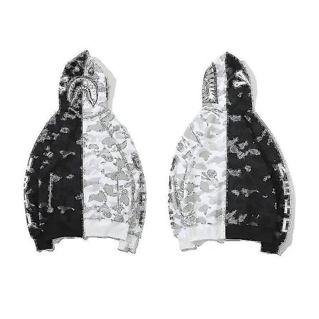 Miesten huppari Camo löysä vetoketjullinen pusero Miesten Boy H