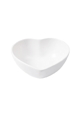 Åhléns Home Skål HEART Dukning & servering Vit ONESIZE