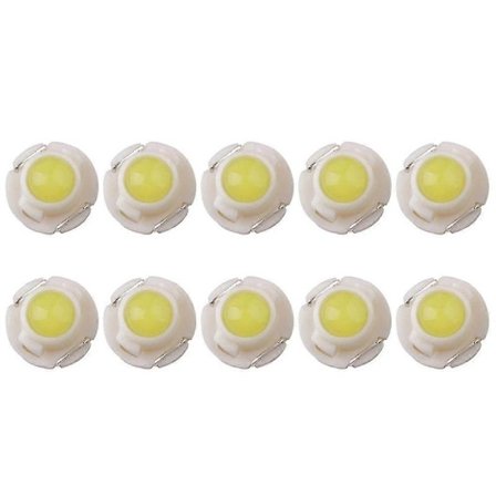 10 stk. T3 LED 1smd 12V Bil Instrumentpanel Indikatorlampe Interiør Leselys Pærer_Overraskelse